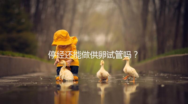 停經(jīng)還能做供卵試管嗎？達到這4個條件成功率翻一番