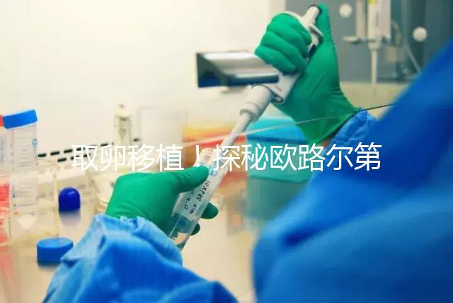 取卵移植!探秘歐路爾第三代試管嬰兒的流程