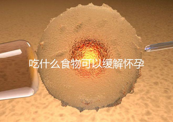 吃什么食物可以緩解懷孕早期的惡心癥狀