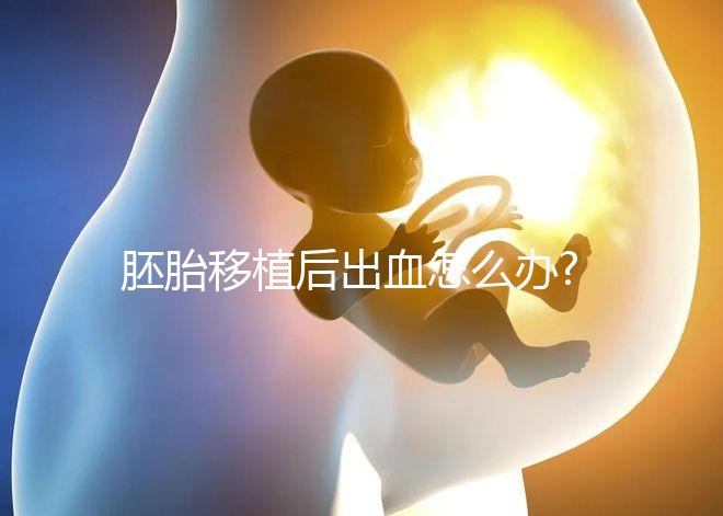 胚胎移植后出血怎么辦?不同階段的應對辦法看這里