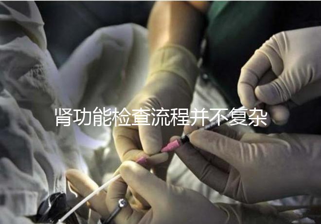 腎功能檢查流程并不復(fù)雜，掌握這幾個(gè)步驟方可一步到位